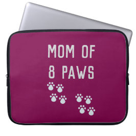 Mom of 8 paws laptopschutzhülle