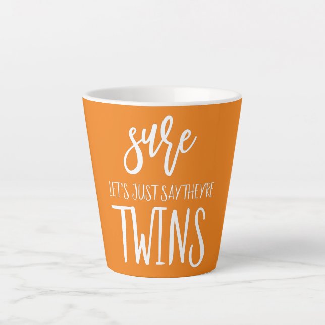 Mom Of Irish Twins Mom Of 2 Kids Close In Age Milchtasse (Vorderseite)