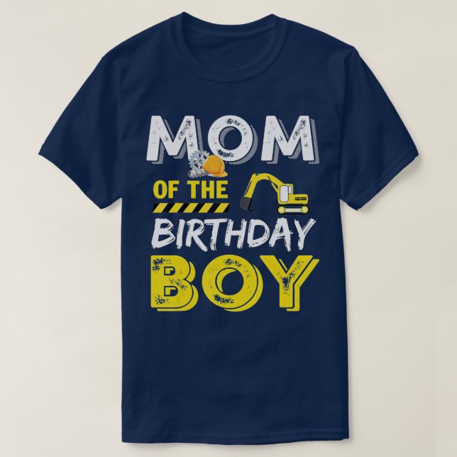 Mom of the birthday boy (38) T-Shirt (Design vorne)