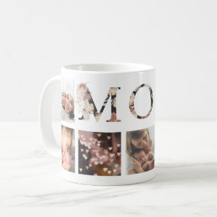 MOM Pampas Custom Boho Modern Multi Foto Tasse