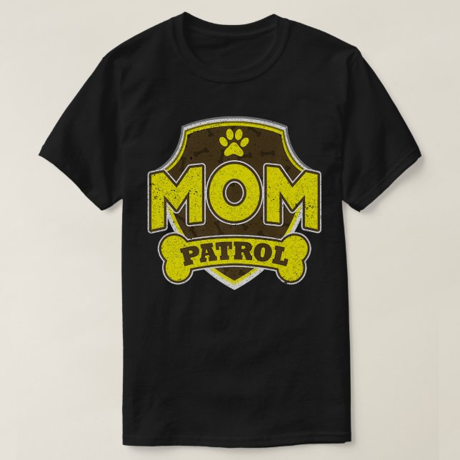 Mom Patrol Dog Premium  T-Shirt (Design vorne)