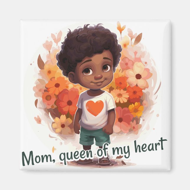 Mom, queen of my heart magnet (Vorne)