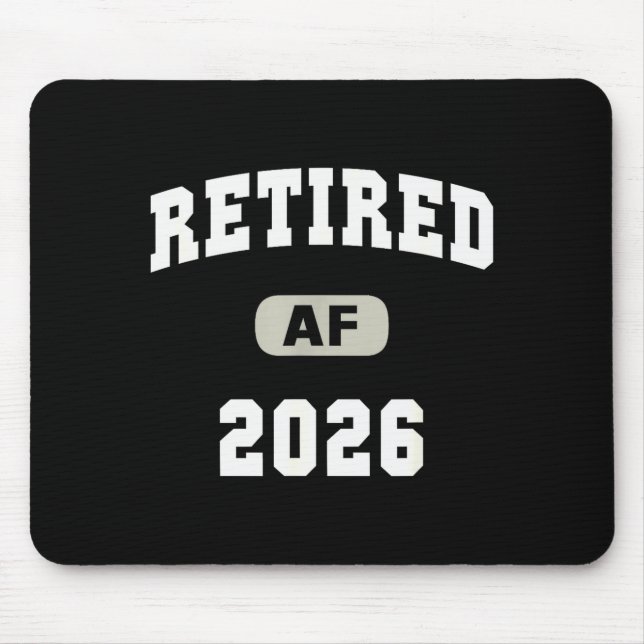 Mom Retired Af 2026 Mother Cruise Mom Trip Keepsak Mousepad (Vorne)