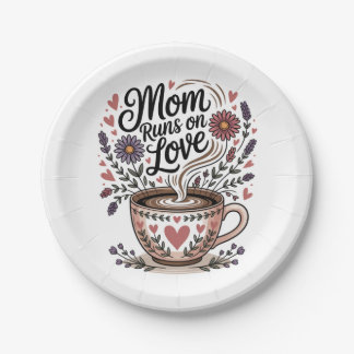 Mom Runs On Love Pappteller