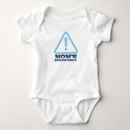 Mom’s Rules Only – Sassy New Mom Baby Apparel Baby Strampler
