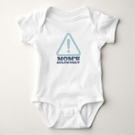 Mom’s Rules Only – Sassy New Mom Baby Apparel Strampler