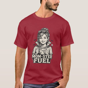 Mom-ster-Treibstoff-T-Shirt T-Shirt