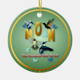 Mom_The beststes Geschenk aller Verzierungen Keramikornament