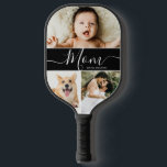 Mom You’re Amazing Custom Photo Collage gift Pickleball Schläger<br><div class="desc">Celebrate Mom’s love for pickleball and her incredible spirit with this “Mom, You’re Amazing” custom photo collage paddle. Designed for active, health-loving moms, this personalized paddle combines her favorite sport with cherished family memories. Upload three of her favorite photos — from family moments, pets, vacations, or milestones — to create...</div>