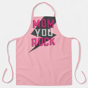 MOM YOU ROCK Schürze – Lustiges und stilvolles Ges