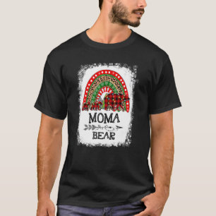 Moma Bear Christmas Pajama Red Buffalo für m T-Shirt