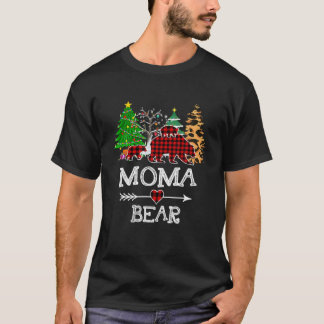 Moma Bear, Red Buffalo Kariert Moma Bear Pajama T-Shirt