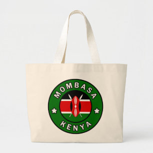 Mombasa Kenia Jumbo Stoffbeutel