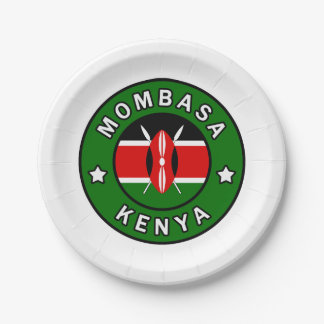 Mombasa Kenia Pappteller