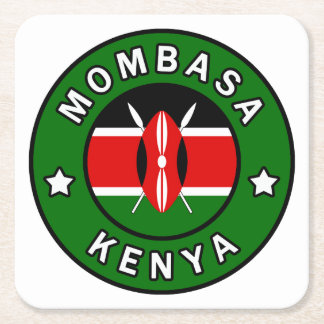 Mombasa Kenia Rechteckiger Pappuntersetzer