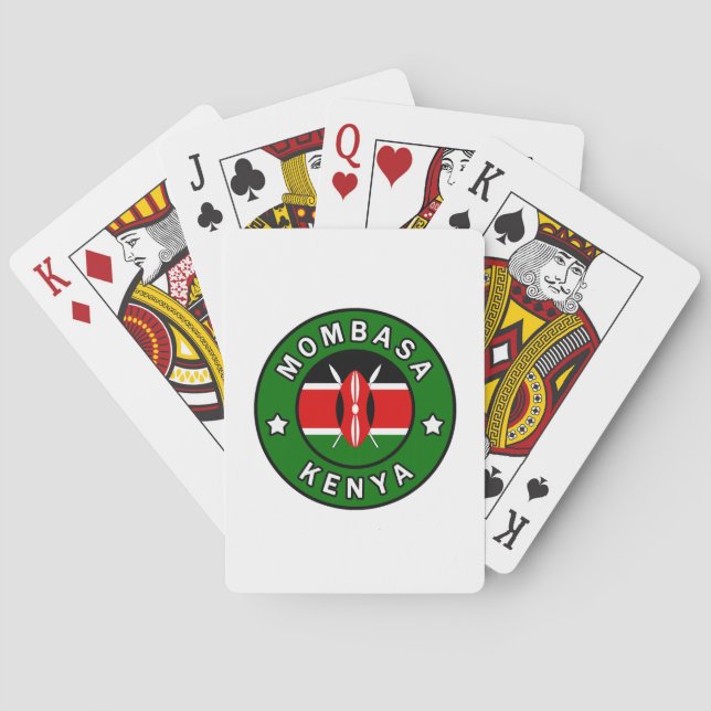 Mombasa Kenya Spielkarten (Rückseite)