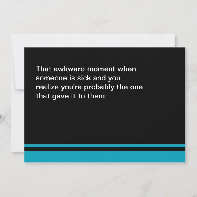 Moment Awkward Se Bien Prochainement Carte (Devant)