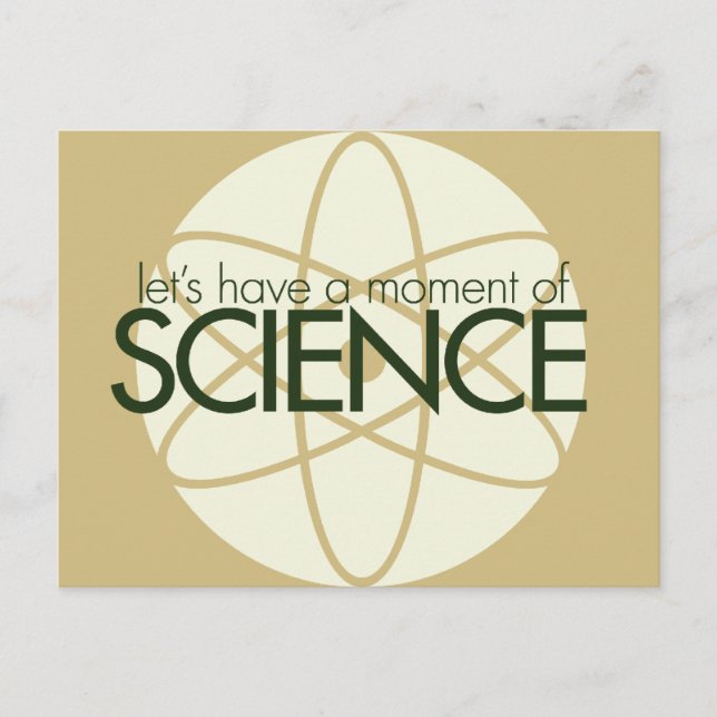 Moment der Wissenschaft Postkarte (Vorderseite)