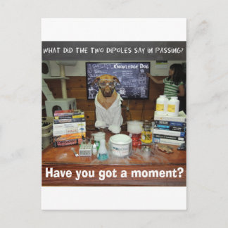 Moment des Wissensdocks Postkarte