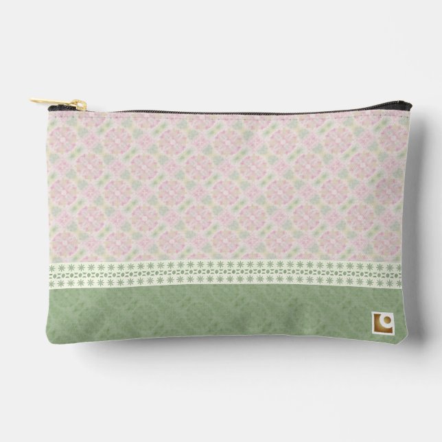 Moment Japanischer Pouch - Shiborizome Zubehörtasche (Vorderseite)