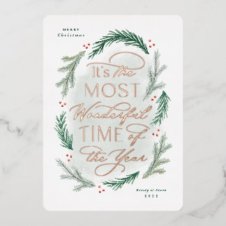 Moment le plus merveilleux de l'année Carte de Noë