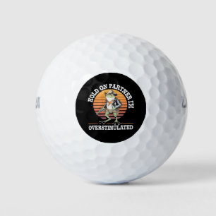 Moment On Partner Ich bin überstimulierter Cowboy  Golfball