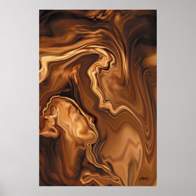 Moment vor dem Kuss Poster (Vorne)