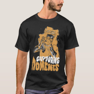 Momente der fröhlichen Fotografie Illustration T-Shirt