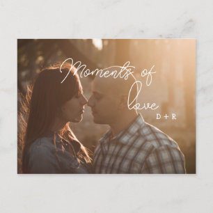 Momente der Liebe, Ehepaar in der Liebe Feiertagspostkarte