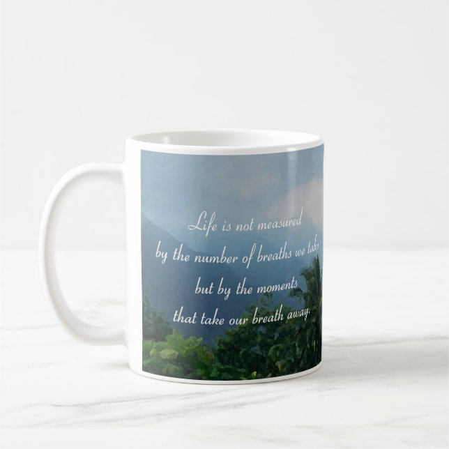 Momente, die unseren Atem wegnehmen Kaffeetasse (Links)