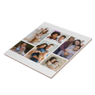 Momente im Fokus: Anpassbare 6-FotoCollage Fliese
