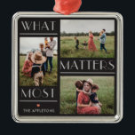 Momente Matter Personalisierte Foto Ornament<br><div class="desc">Foto Geschenke machen die besten Geschenke! Einfach mit Ihrem Text und/oder Foto personalisiert für ein individuelles Aussehen. Entworfen von Berry Berry Sweet,  Moderne Stationery und Personalisierte Geschenke. Besuchen Sie unsere Website unter www.berryberrysweet.com ,  um unsere vollständigen Produktlinien zu sehen.</div>