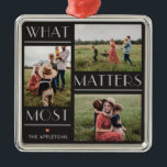 Momente Matter Personalisierte Foto Ornament<br><div class="desc">Foto Geschenke machen die besten Geschenke! Einfach mit Ihrem Text und/oder Foto personalisiert für ein individuelles Aussehen. Entworfen von Berry Berry Sweet,  Moderne Stationery und Personalisierte Geschenke. Besuchen Sie unsere Website unter www.berryberrysweet.com ,  um unsere vollständigen Produktlinien zu sehen.</div>