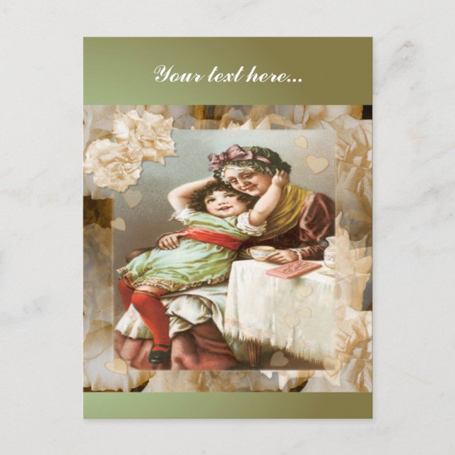 Momente mit Oma Postkarte (Vorderseite)