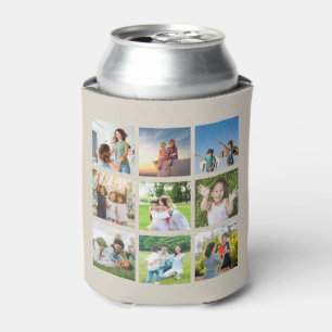 Momente Treasured: Anpassbare 9-FotoCollage Dosenkühler