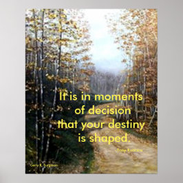 MOMENTS DE DÉCISION TONY ROBBINS POSTER