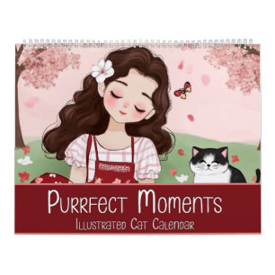 Moments de destination : Calendrier des chats illu
