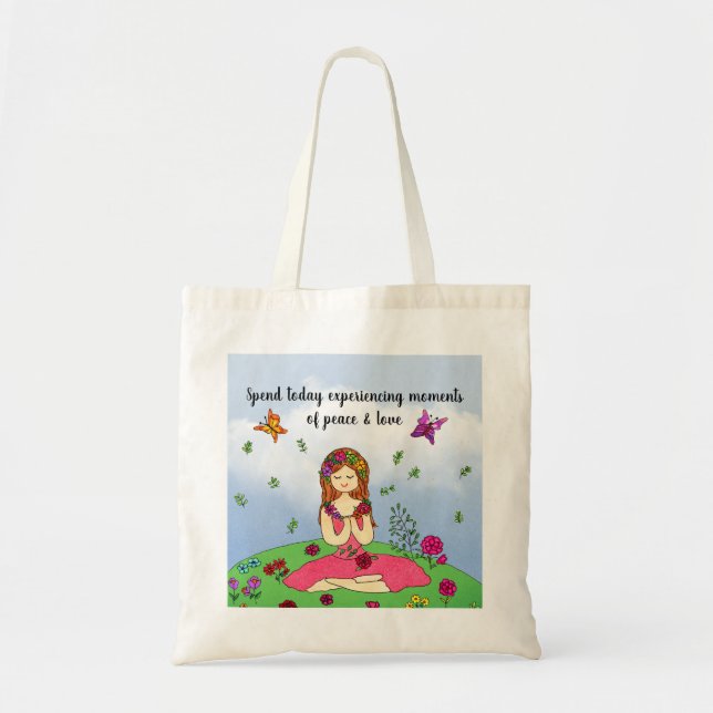 Moments de paix & Sac fourre-tout d'amour (Devant)