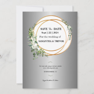 Moments d'or : Notre Invitation Save the Date