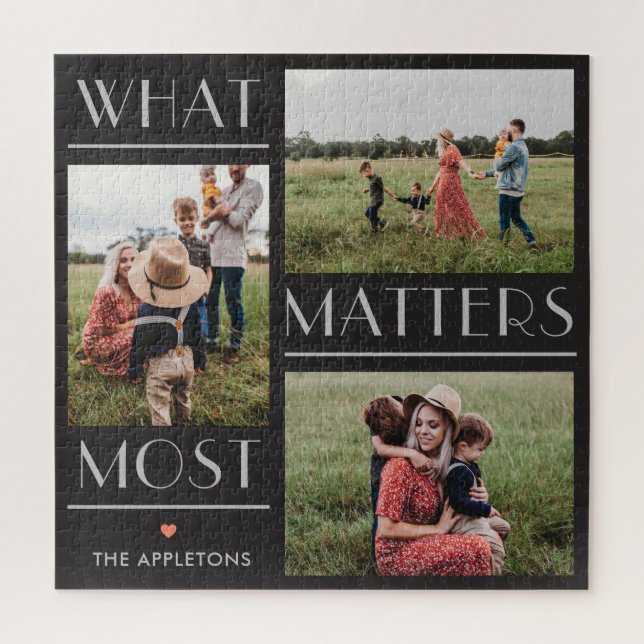 Moments Matter Couleur modifiable Puzzle photo per (Vertical)
