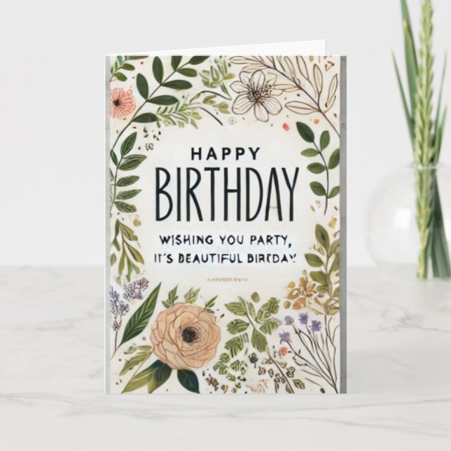 Moments Murugi Cartes d'anniversaire (Devant)