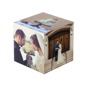 Moments spéciaux mariages Photo Cube Newlyweds Cad