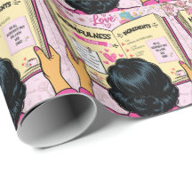 Momfulness-Kochbuch Niedliche Comic-Kunst