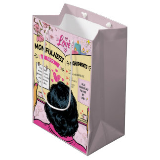 Momfulness-Kochbuch Niedliche Comic-Kunst Mittlere Geschenktüte
