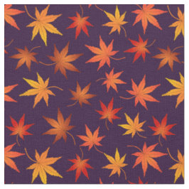 Momiji Pattern - Japanisches Ahornblatt im Herbst Stoff