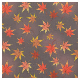 Momiji Pattern - Japanisches Ahornblatt im Herbst Stoff