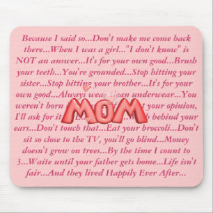 MOMisms… Mousepad