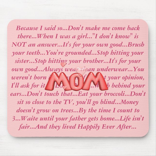 MOMisms… Mousepad (Vorne)
