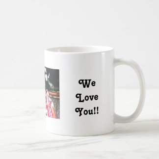 momkids, MerryChristmas, Mama!! , WeLoveYou!! Kaffeetasse