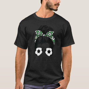 Momlife Kidlife Messy Bun Soccer Mama Top Socceri